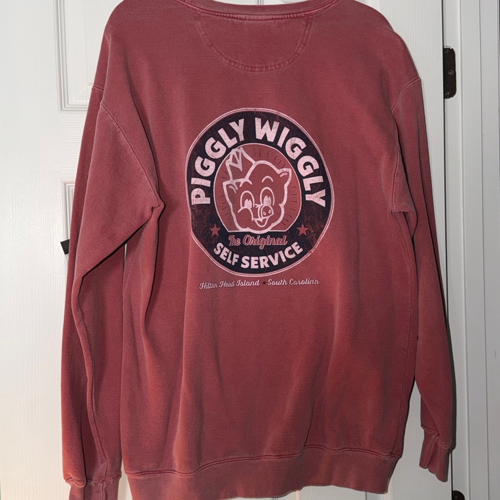 Comfort Colors Maroon Sweatshirt